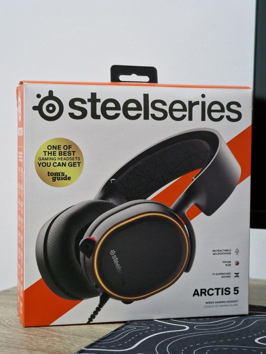 Słuchawki Steelseries Arctis 5 nauszne gamingowe mikrofon