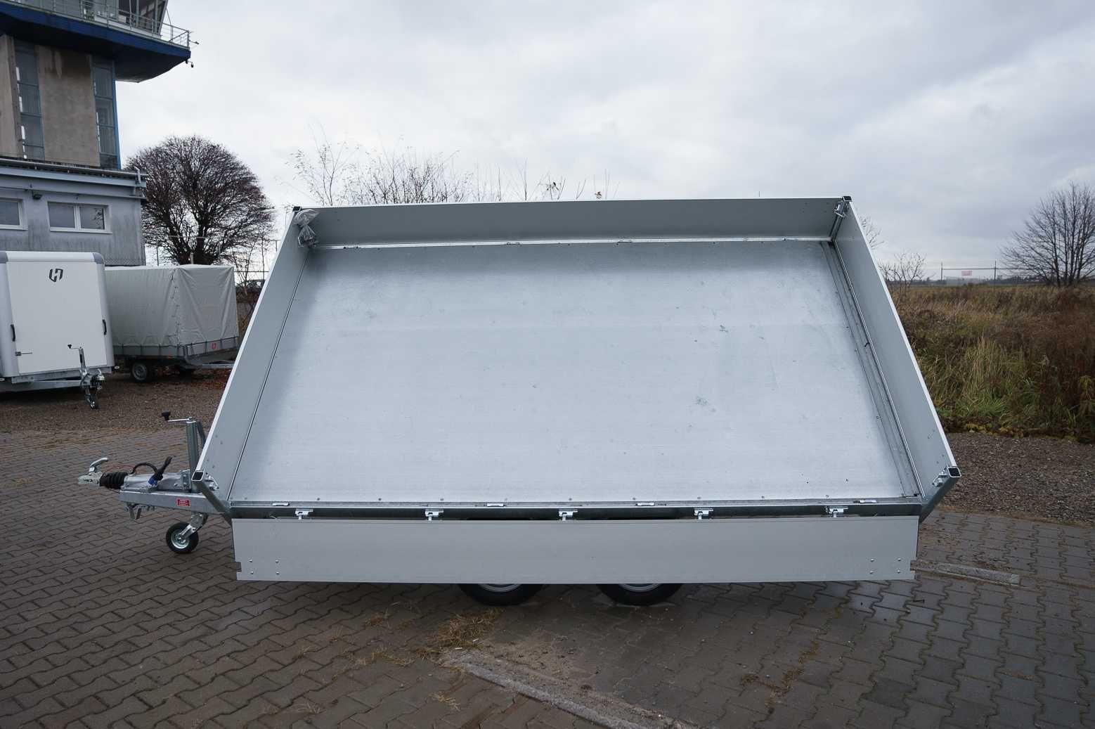 Wywrotka 3 strony Henra Tipper Trailer 331x185 o DMC:3500kg MEGA MOCNA