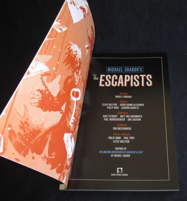 Livro BD Michael Chabon's The Escapists Brian K. Vaughan