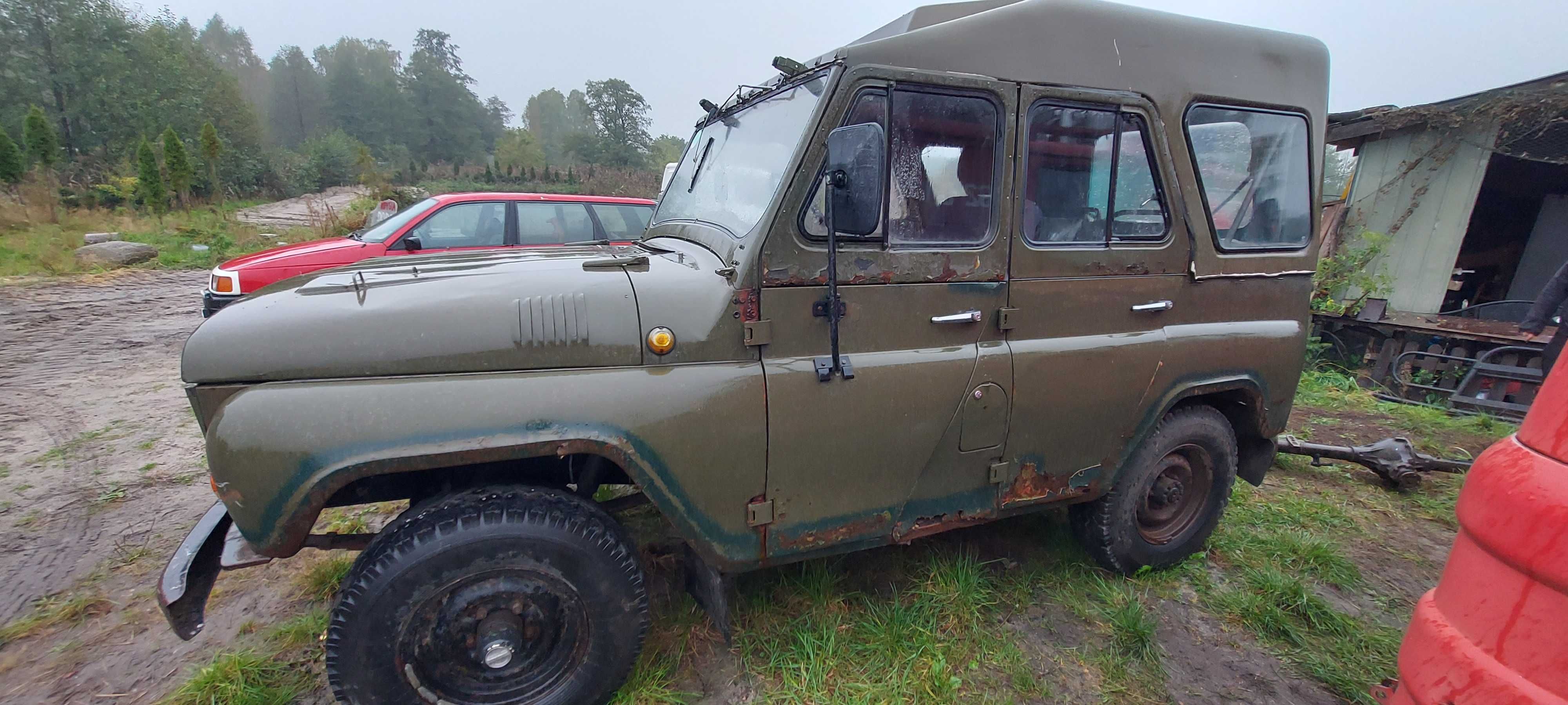 UAZ most wał napędowy bęben tarcza kotwiczna szczęki siedzenia drzwi