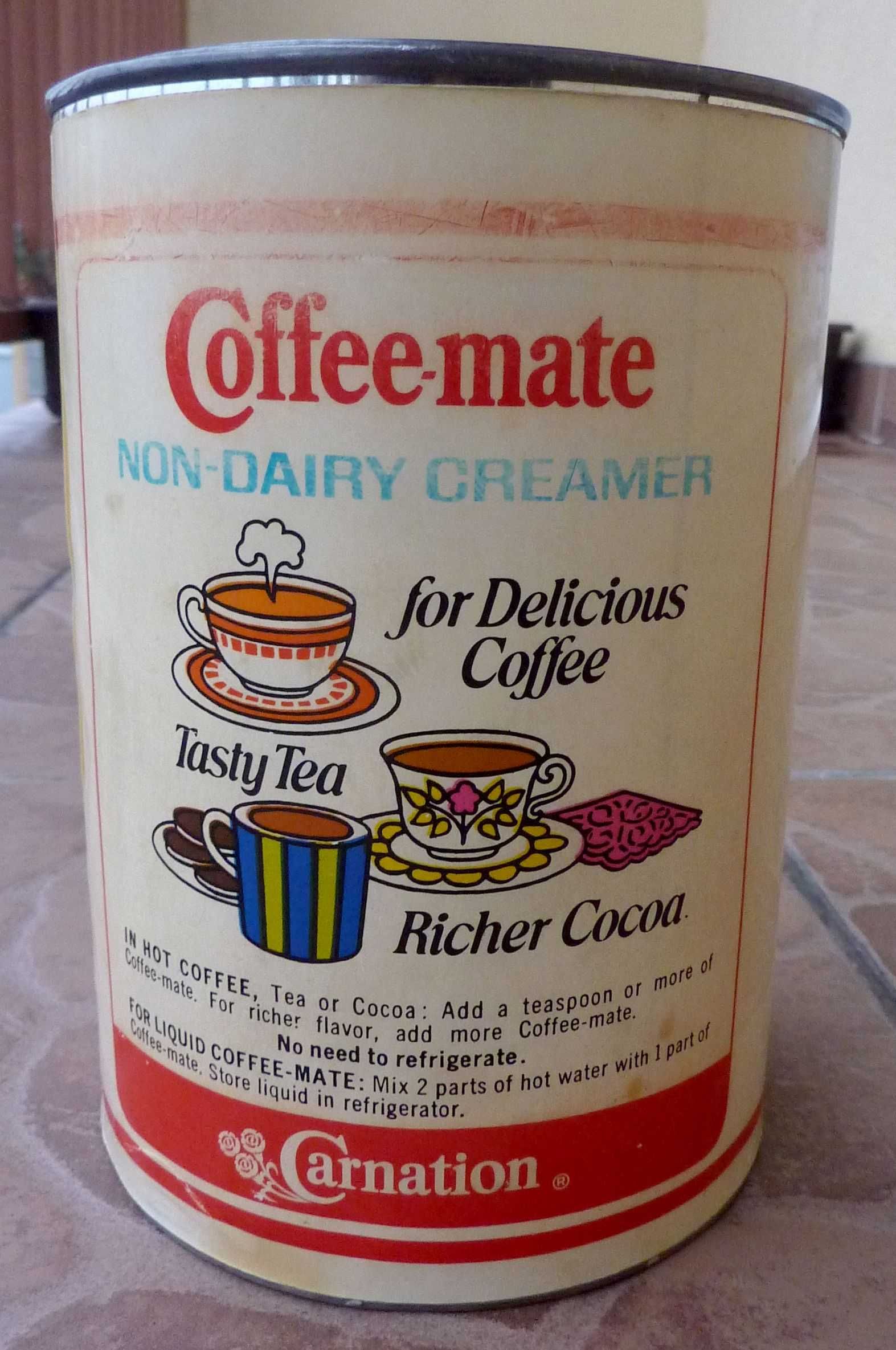 Coffee-mate - CARNATION - Singapur - puszka - 70-te