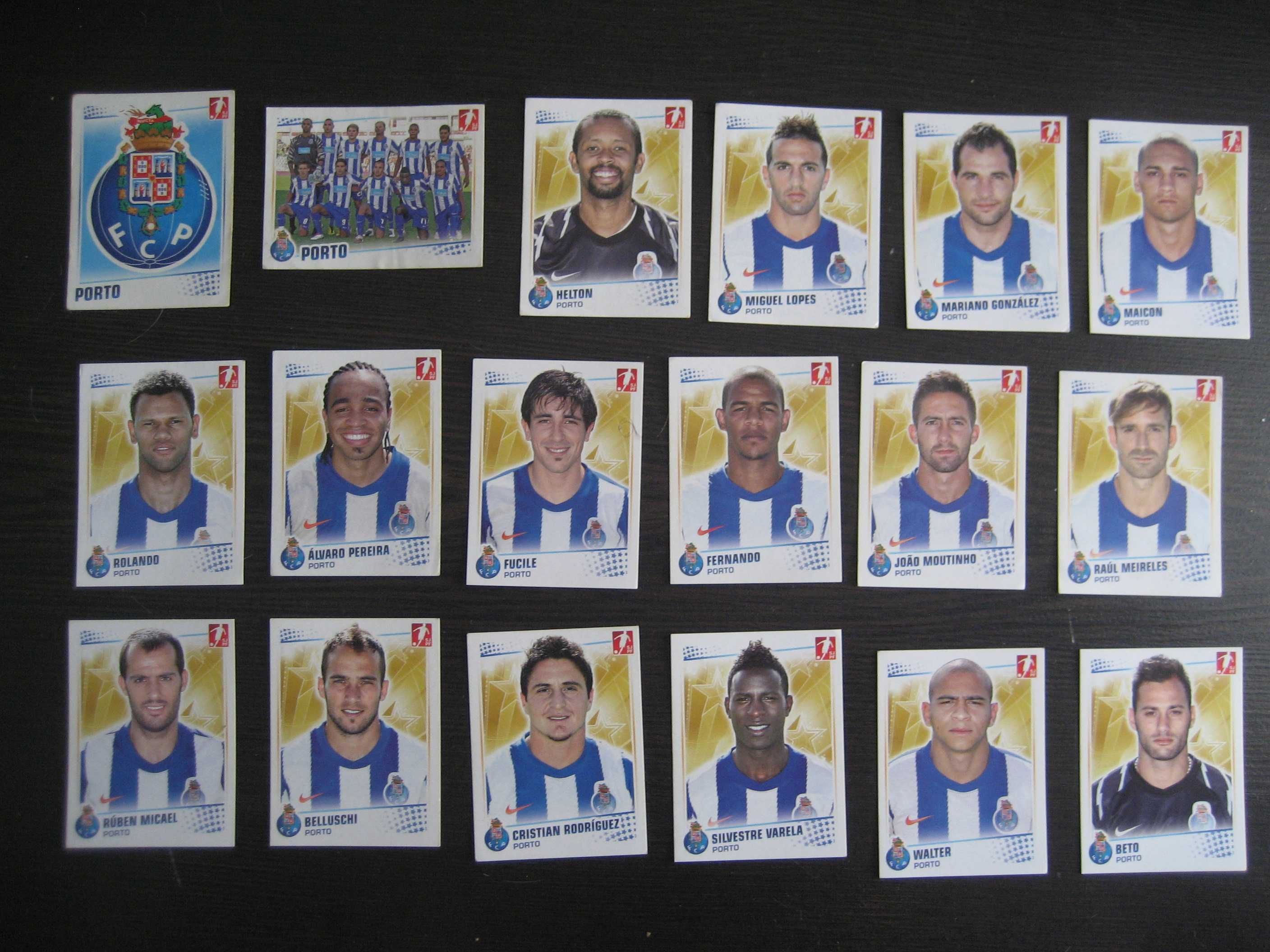 Cromos Panini Liga Portugal 2007/08, 2010/11, 2011/12, 2014/15,2015/16