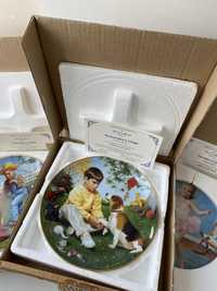 Сет 8 колекційних тарілок CHILDREN OF THE WEEK DANBURY MINT