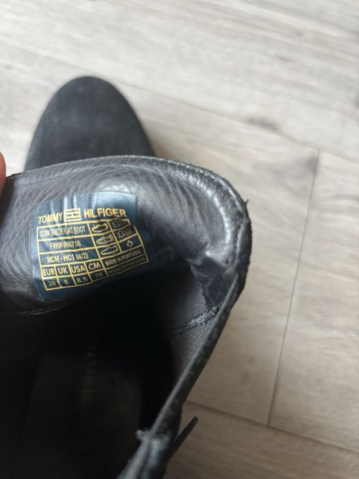 Kozaki botki zamszowe tommy hilfiger rozmiar 39
