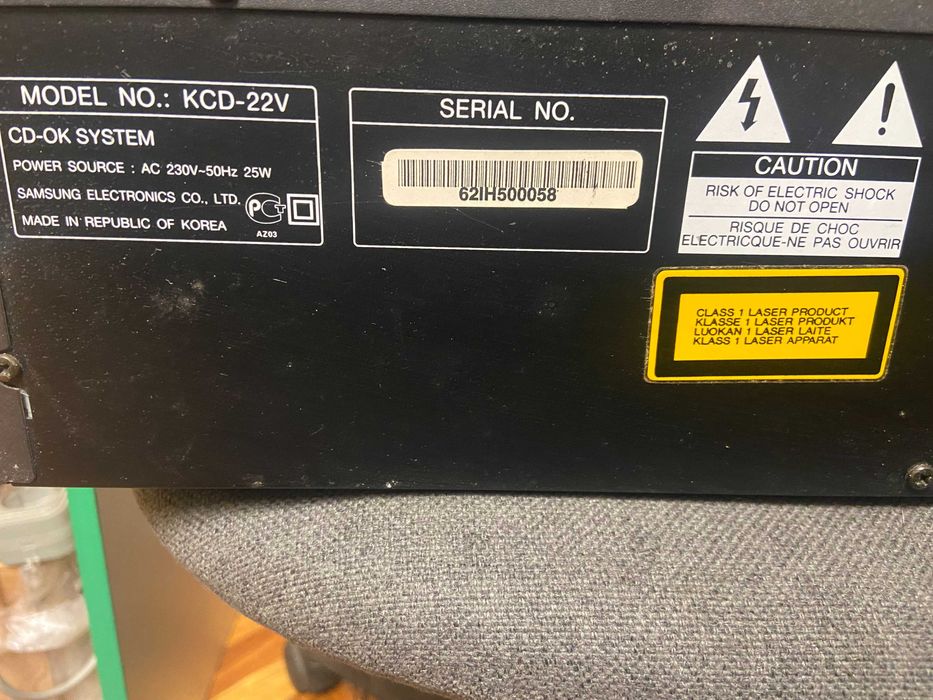 DVD  плеер  проигрыватель CD  Samsung KCD-22V