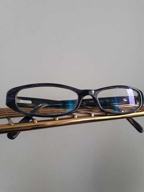 Okulary, oprawki, Moschino m3658-v, oryginalne, czarno-niebieskie