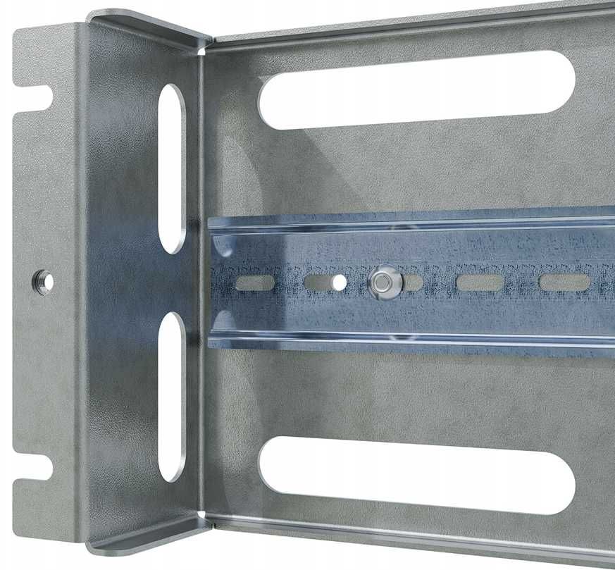 Panel Dystrybucji Napięć RACK 10" 3U/60/22xS DIN TS35/TH35 Stalflex