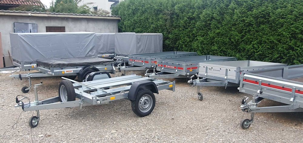 Przyczepa dłużyca 6,1 m długie elementy wynajem wypożyczalnia lekka 24