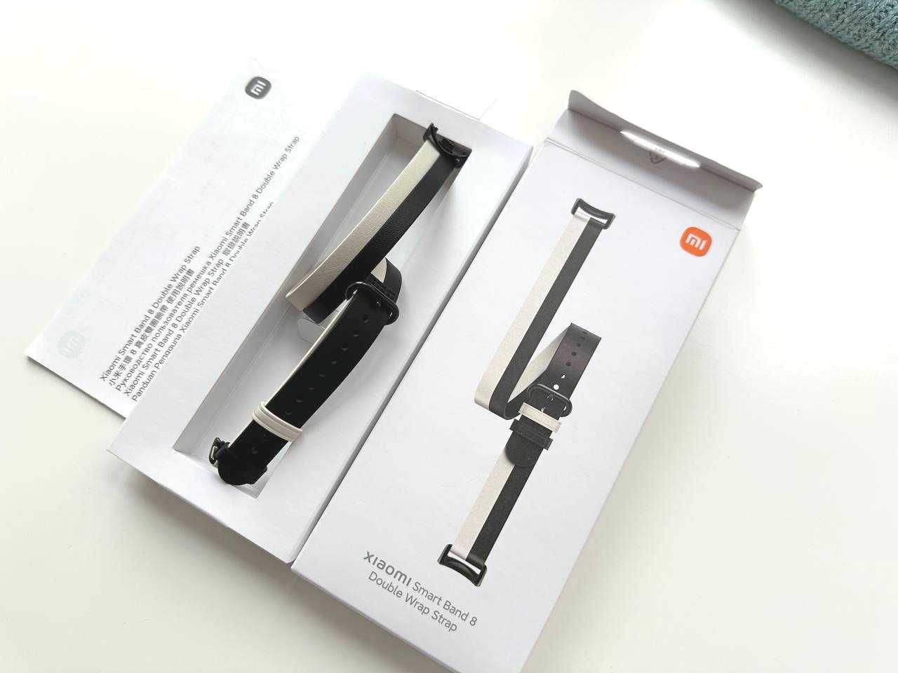 Ремешок для фитнес-браслета Xiaomi Smart Band 8 Strap Black White