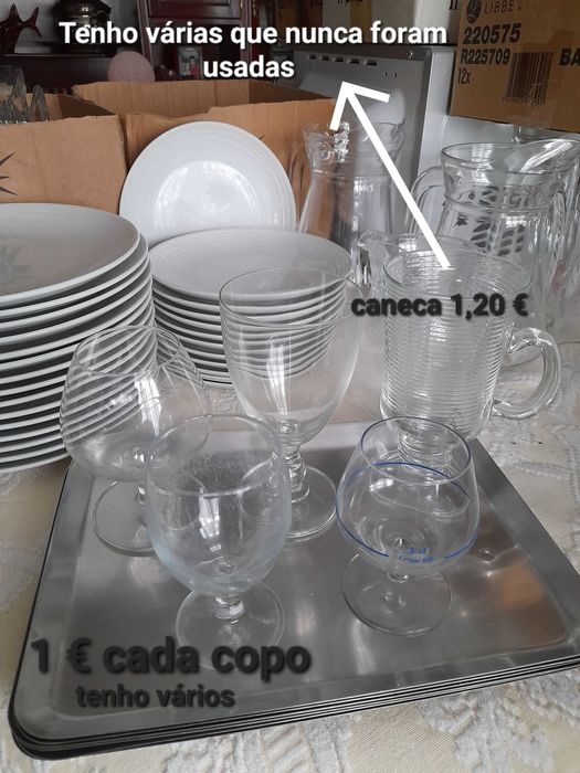 Copos e utilidades para Café ou Pastelaria