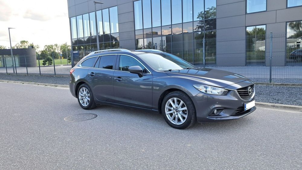 Mazda 6 2.2D Skyactive-D 150KM Kombi Grzane Fotele Hak Piękna Navi
