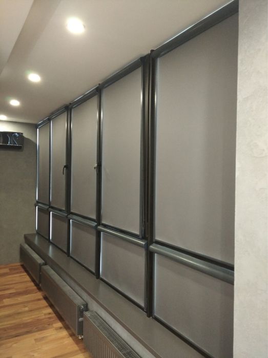 Жалюзі вертикальні/горизонтальні, День-Ніч, тканинні ролети,Пліссе