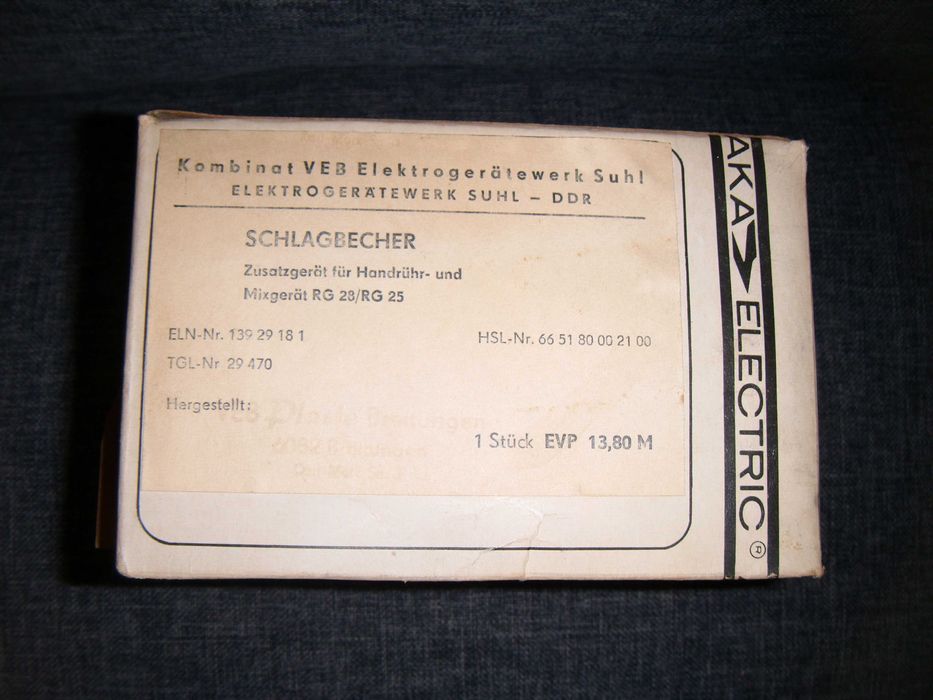 AKA Electric RG 28 (pojemnik do miksowania/młynek do kawy) - PRL