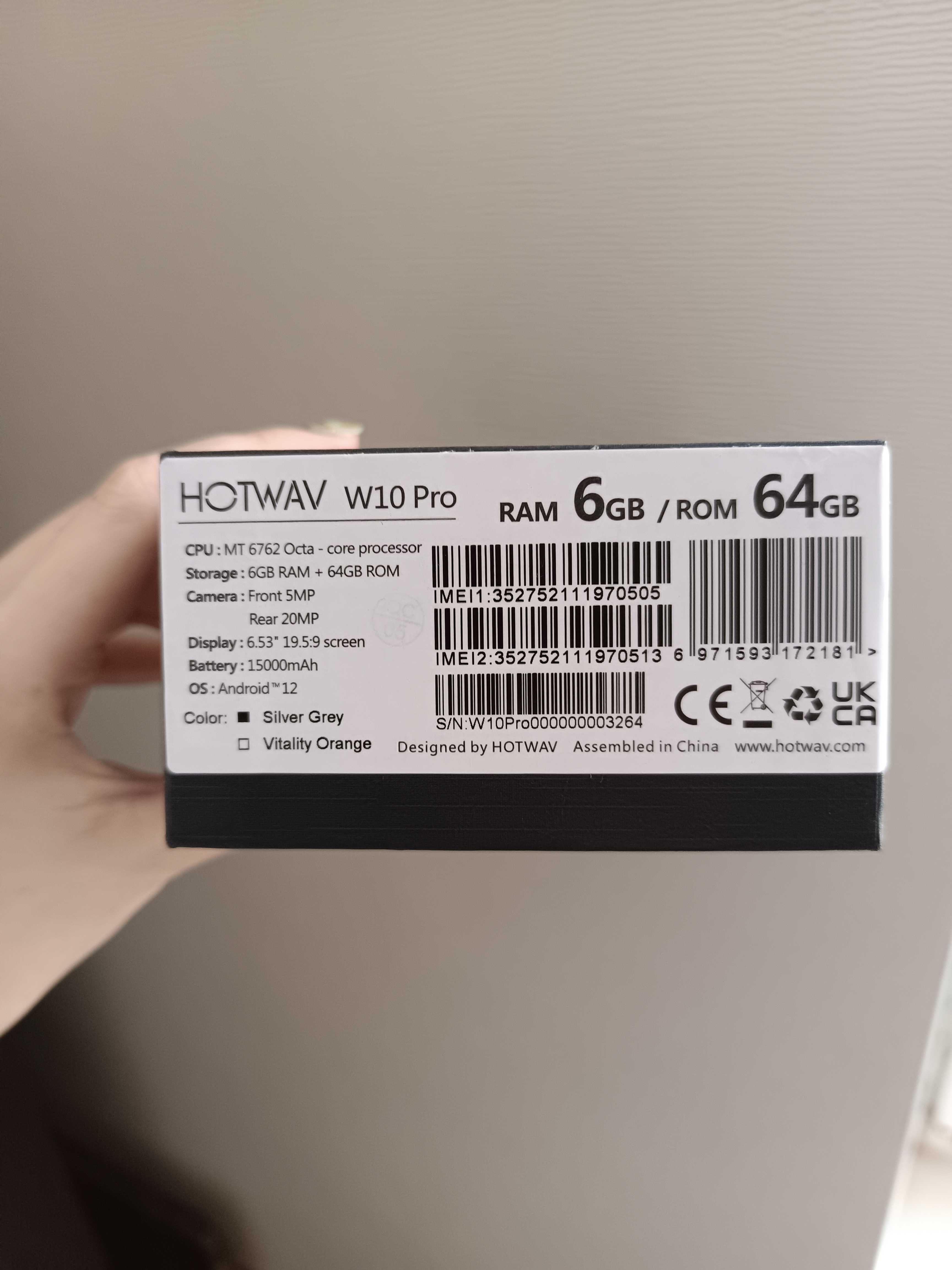 Смартфон Hotwav 10 PRO 6/64 ГБ