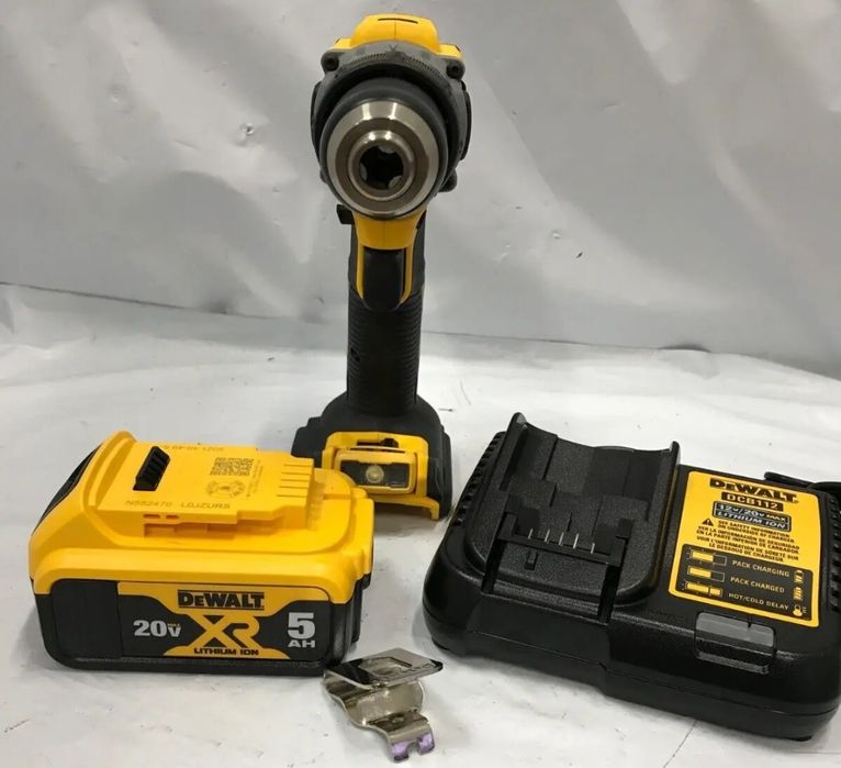 Акумуляторний безщітковий дриль-шуруповерт DEWALT DCD800P1 20V 90 Nm