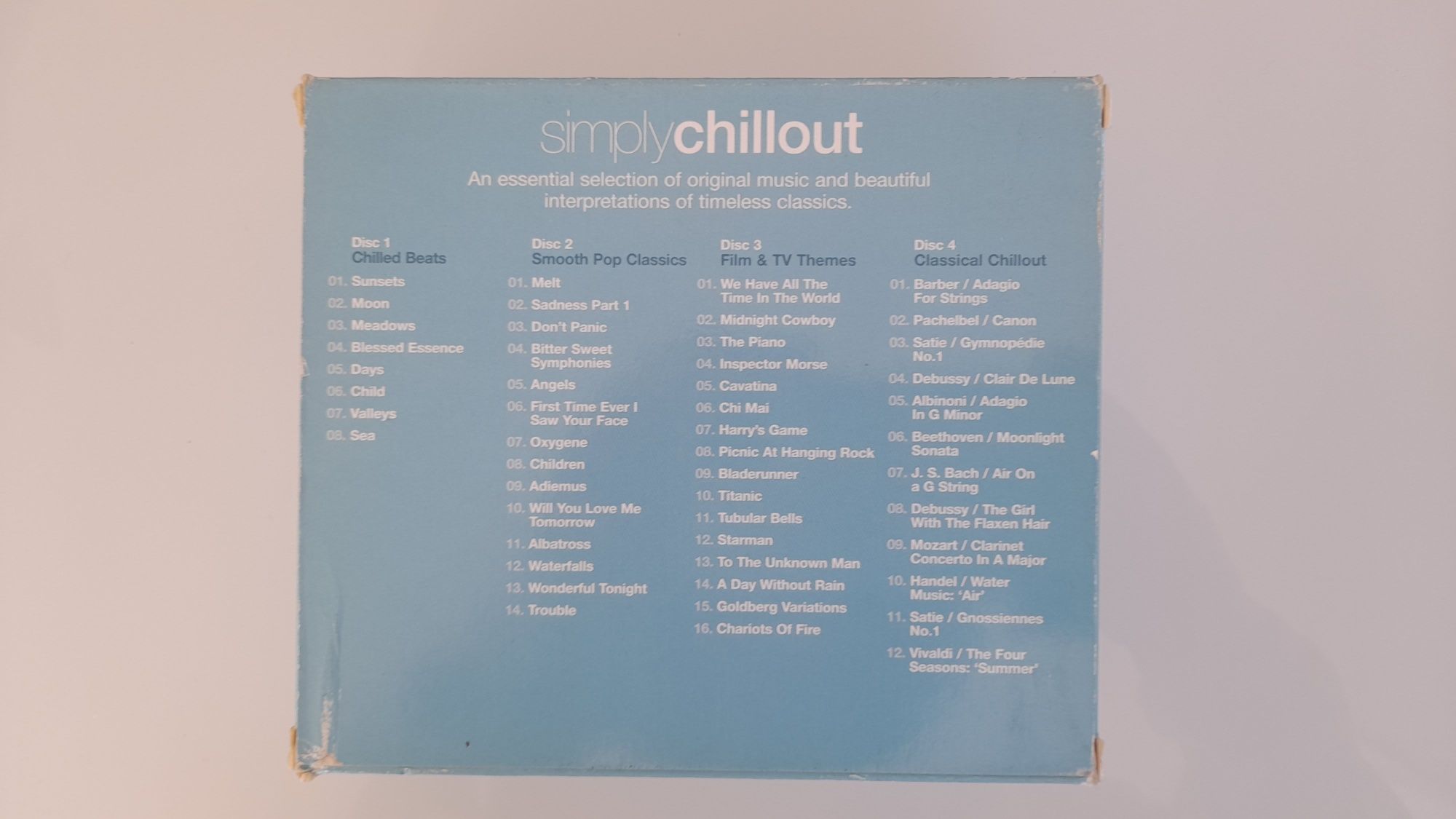 Cd Simply Chill Out 4 cds