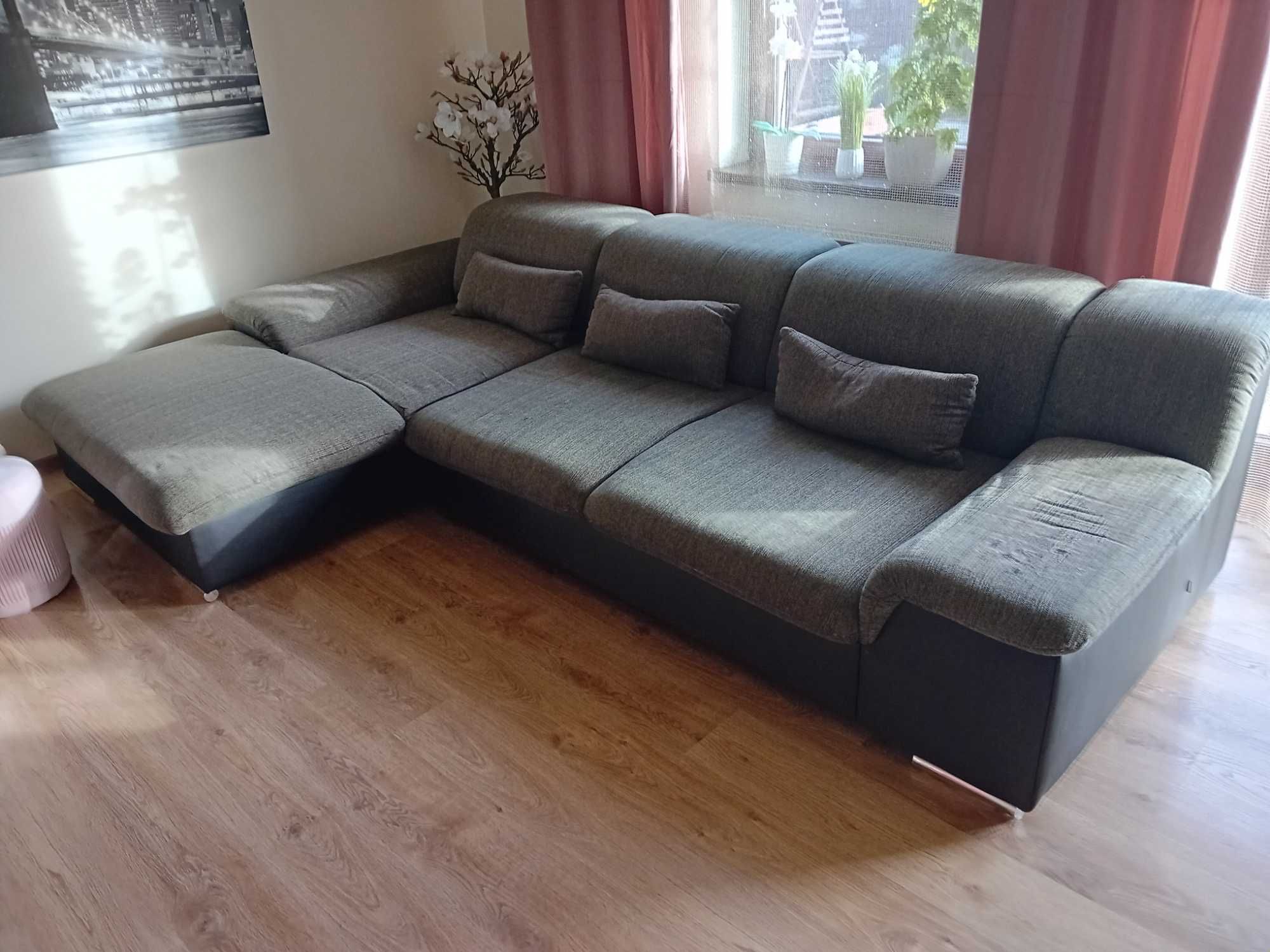 Sofa z funkcją spania Black Red White