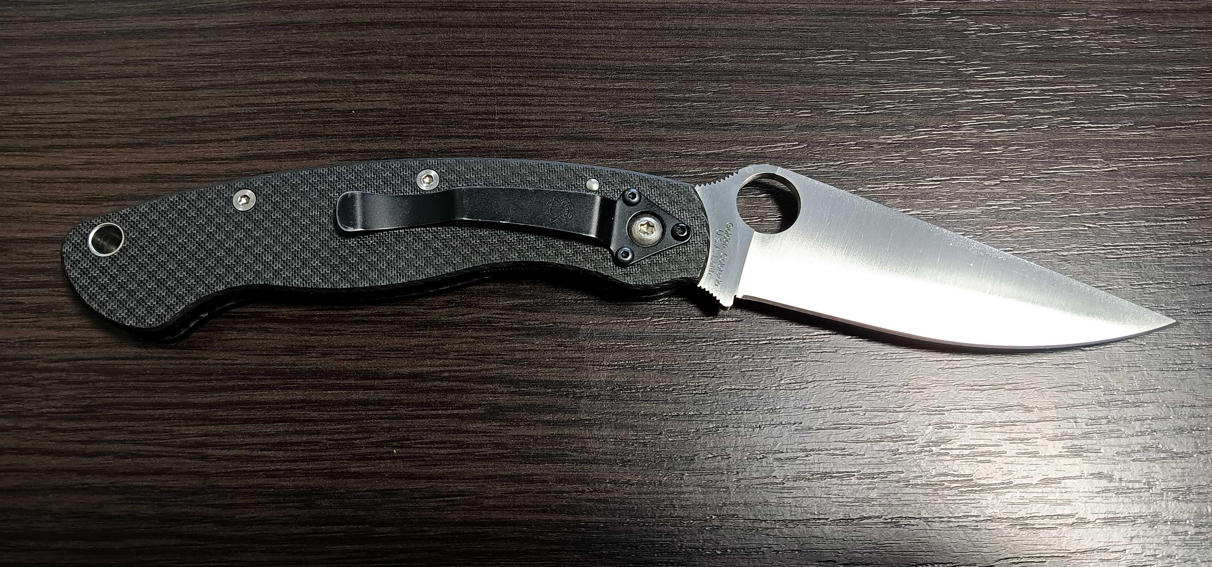 Spyderco Military 52100. Sprintrun 2016, 1000 шт.