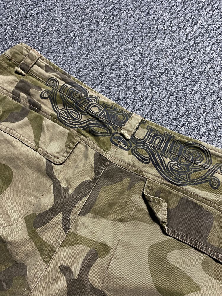 Шорти карго ecko unltd camo sk8 y2k rap широкі