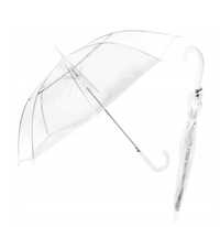 Parasol transparentny bezbarwny