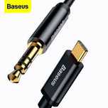 Продам аудіо кабель Baseus type C (тато) - mini jack 3.5 мм (тато).