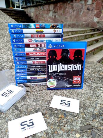 Ігри для Пс4 Ps4, Wolfenstein, Doom, Fifa, Red Dead Redemption