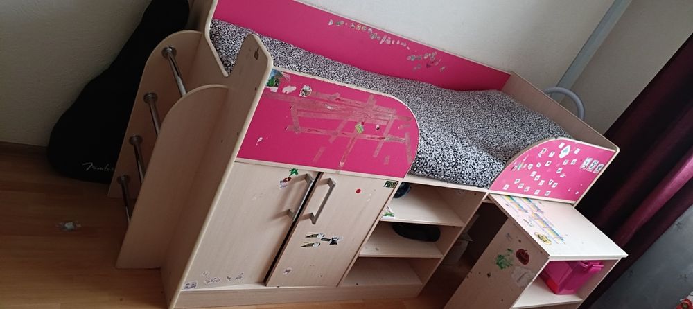 Ліжко дитяче дівчинка ТЕРМІНОВО до 10.12