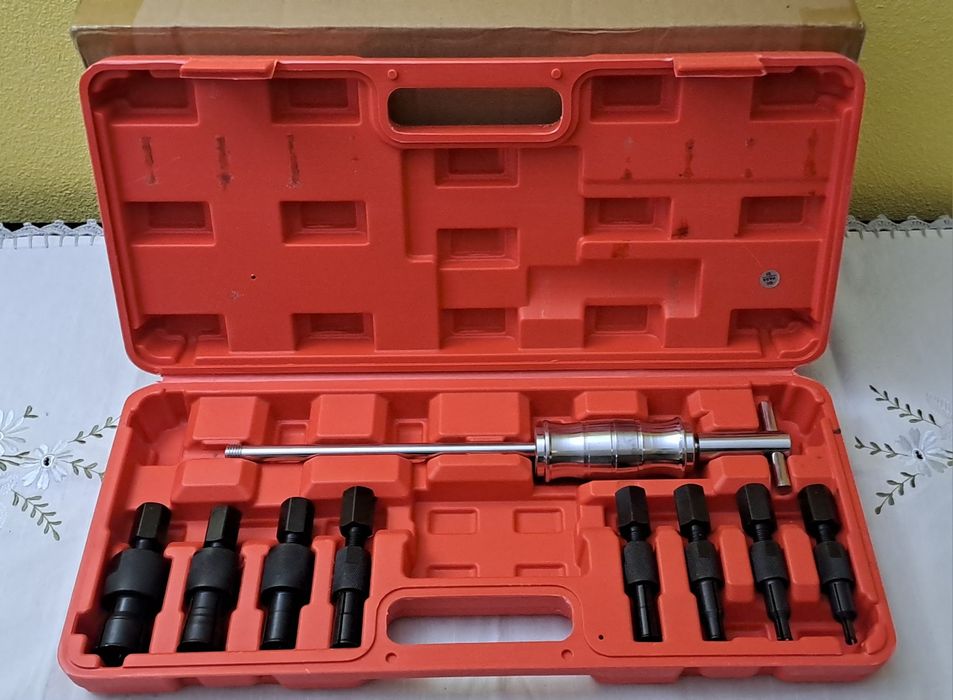 Extrator de Rolamentos Interiores com Martelo Deslizante 9Pcs (Novo)
