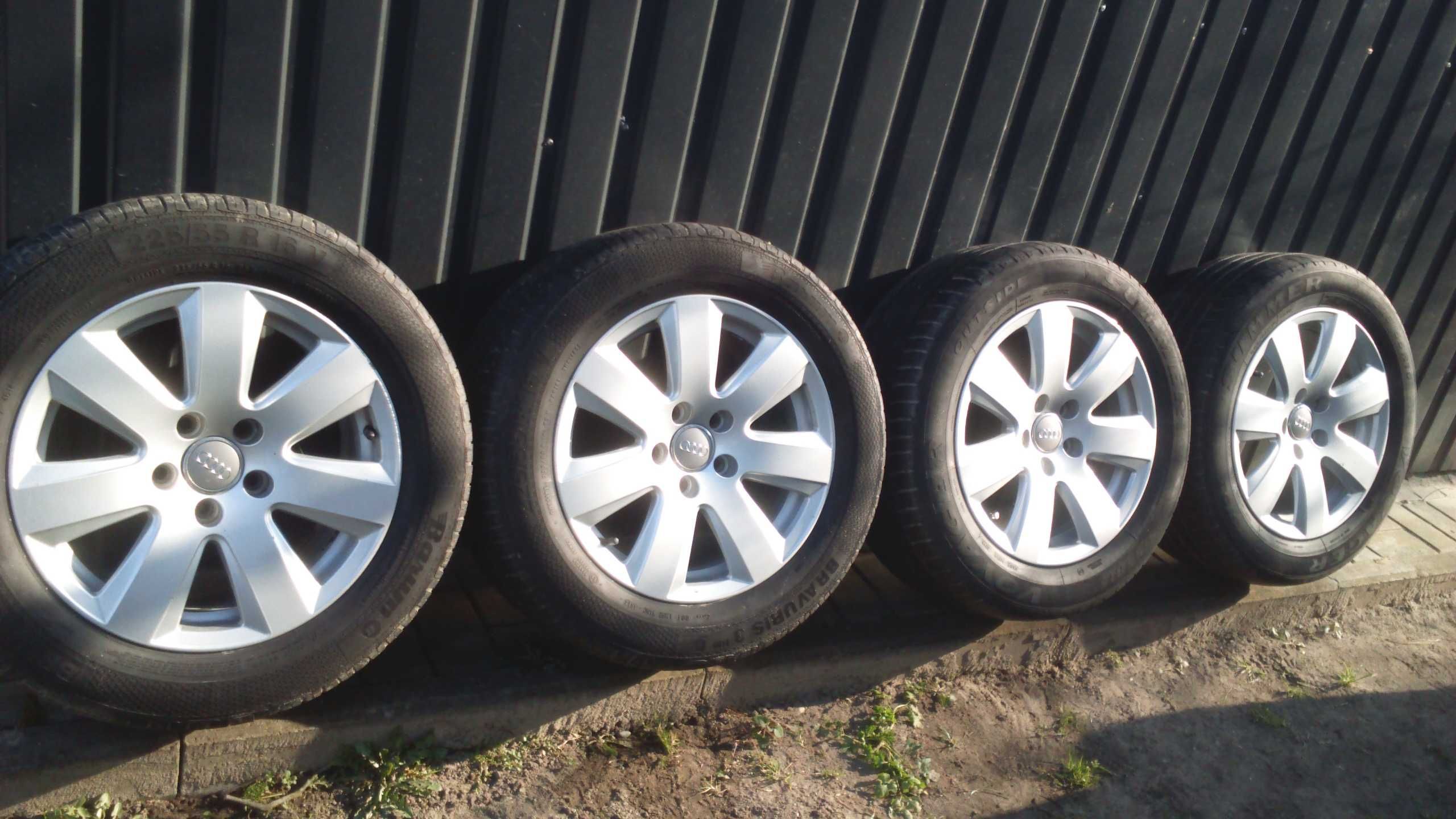4X Felgi Aluminiowe + Opony Audi A6 C6 R16