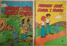 Przygody Jonki, Jonka i Kleksa Szarlota Pawel Cz. I i II Komiksy 1980