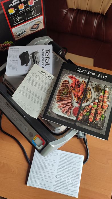 Гриль Tefal OptiGrill 2in1
