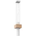Lampa Wiszaca biała, drewno West White 1Xgu10