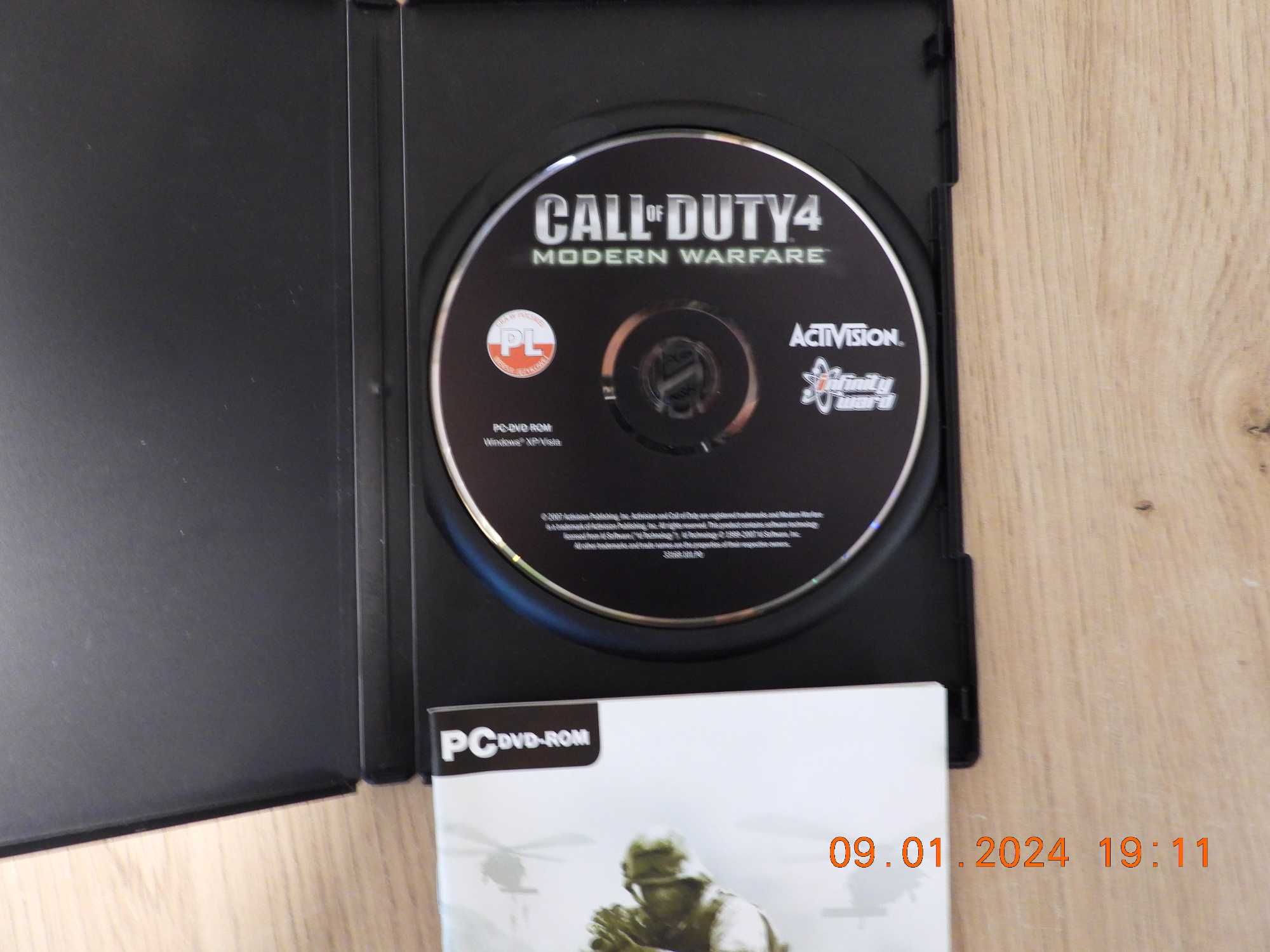 Call of Duty 4 - Modern Warfare -Wersja Pudełkowa. PL  - PC