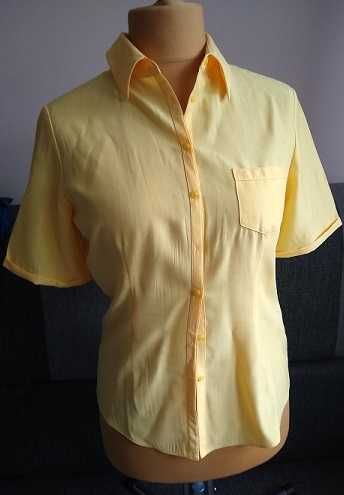 bluzka koszulowa żółta M