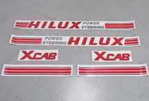Autocolantes/Stickers para Toyota Hilux Power Steering 4WD Xcab