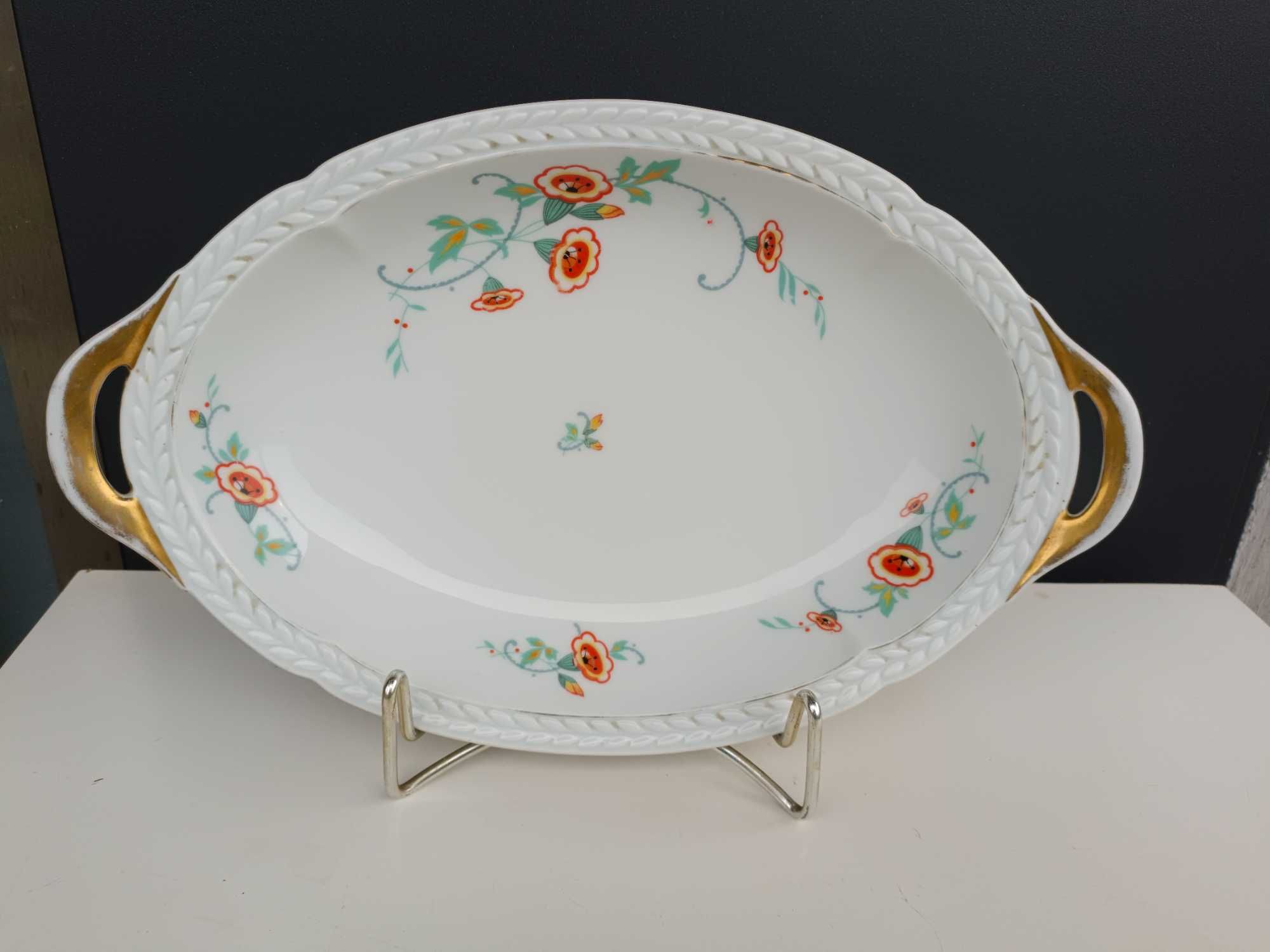 Patera/ Porcelana Thomas Bavaria/Rosenthal/ Art Deco