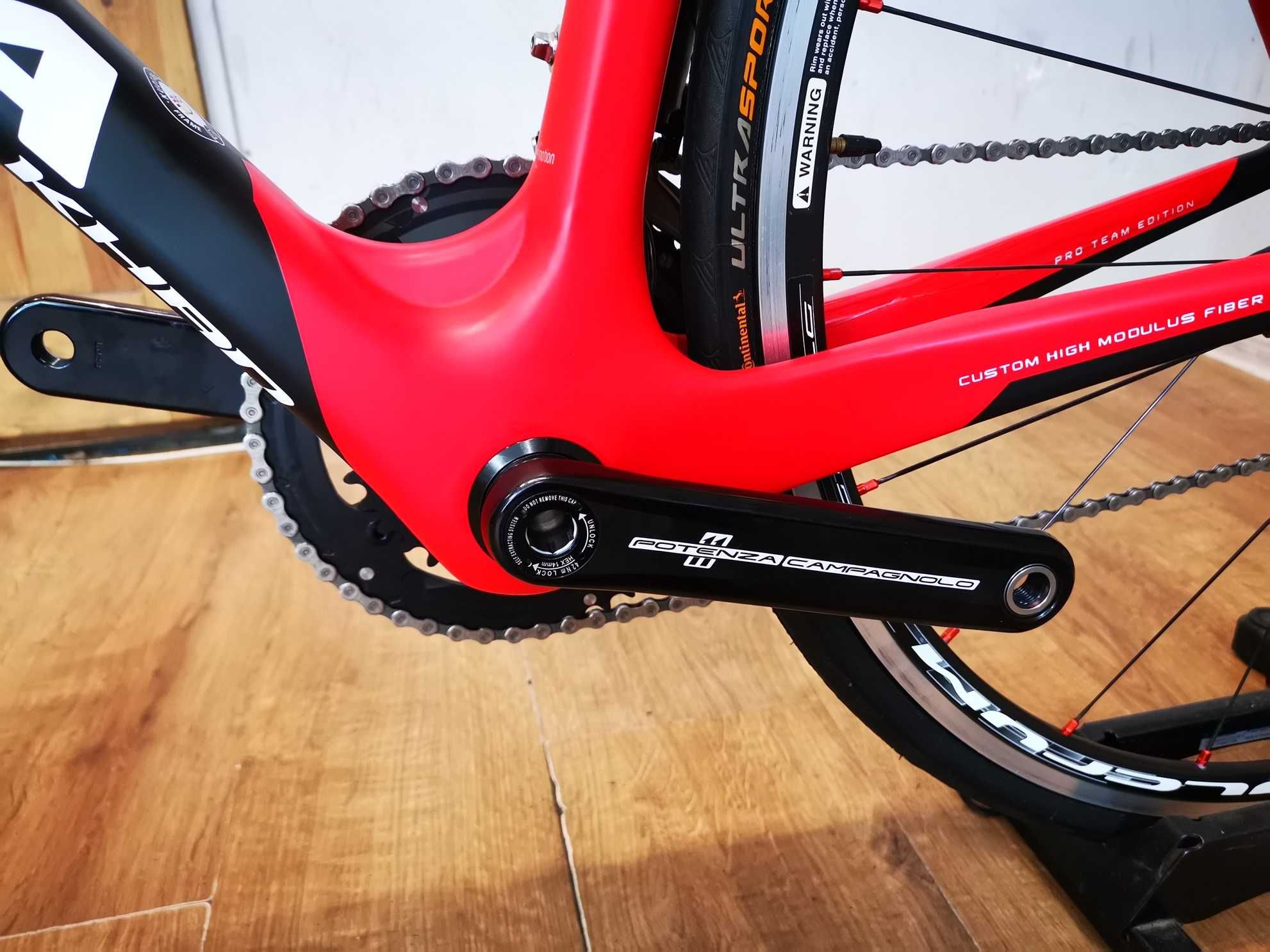 Rower szosowy, KUOTA KHAN PRO Team, Campagnolo RECORD 11 EPS, r52