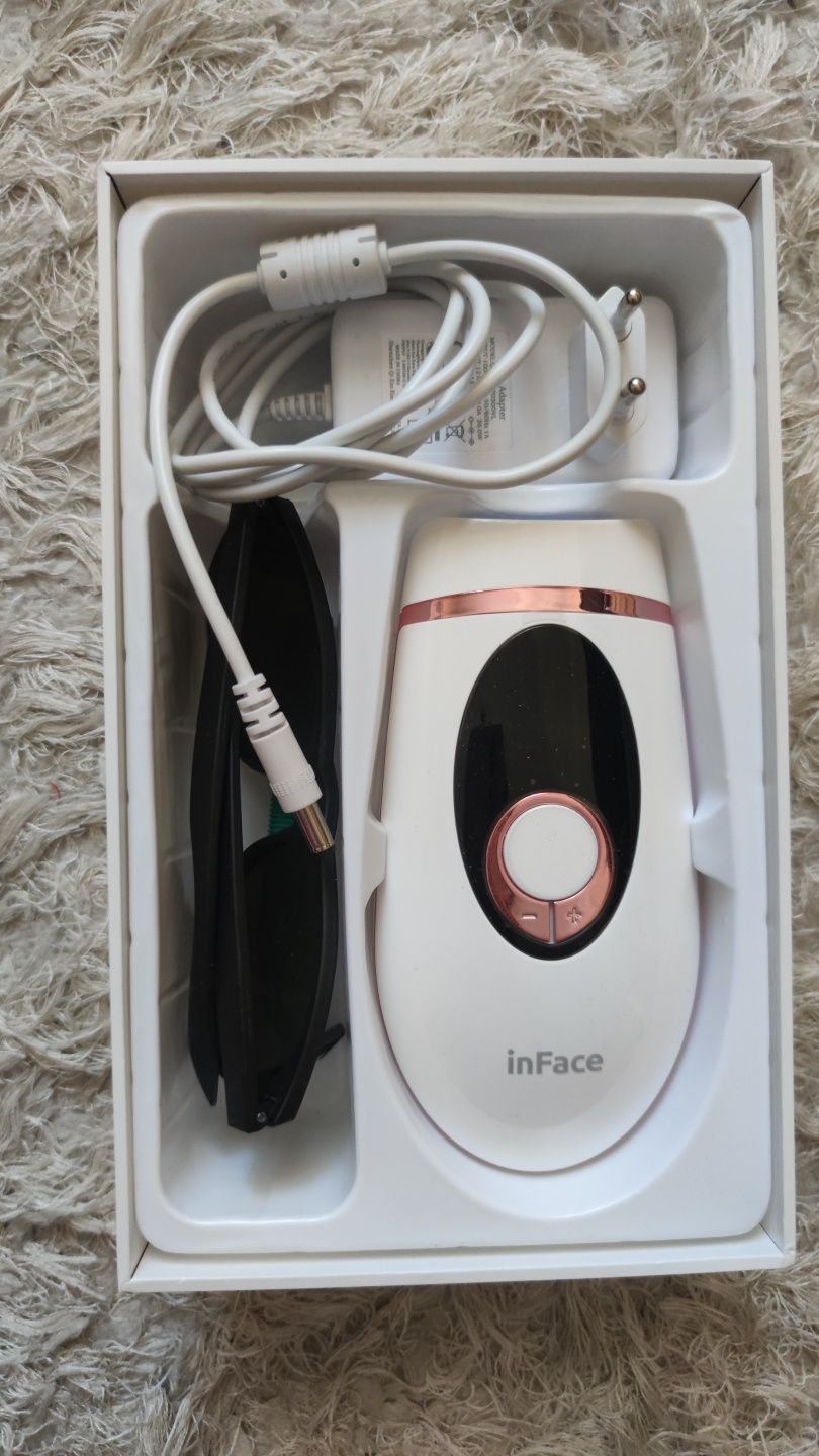 Inface IPL depilator laserowy prawie nowy