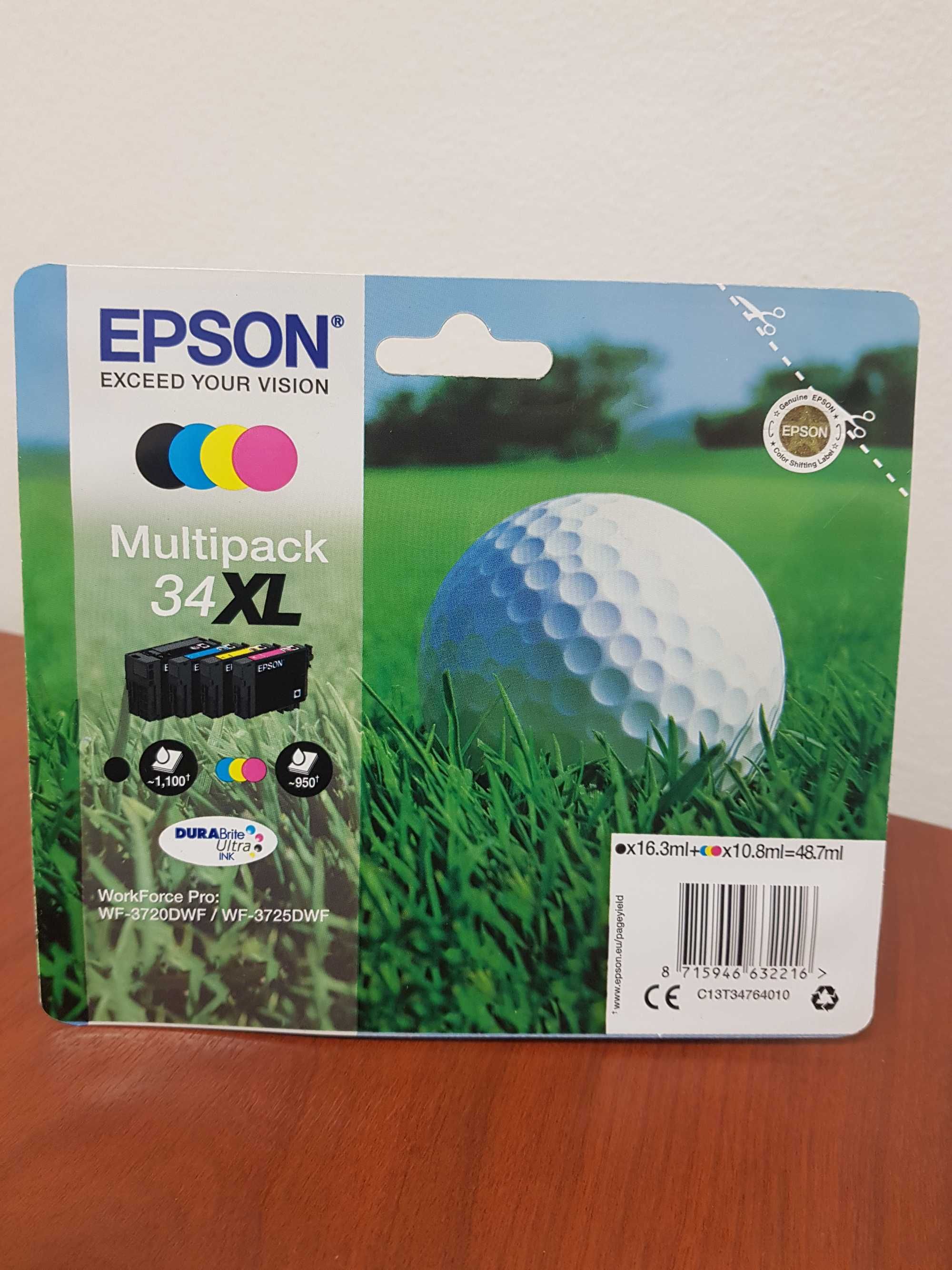 Tinteiro EPSON 34 XL - 4 cores NOVO C 13 T 3476 01