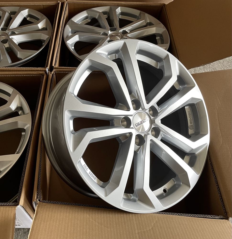 4x Alufelgi 5x108 r18 et50 7,5J Nowe Dezent (Ford/ Volvo)