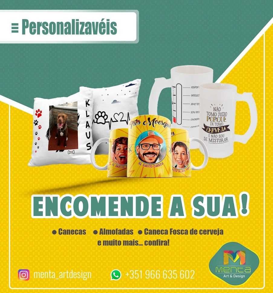 Caneca Personalizada com Glitter