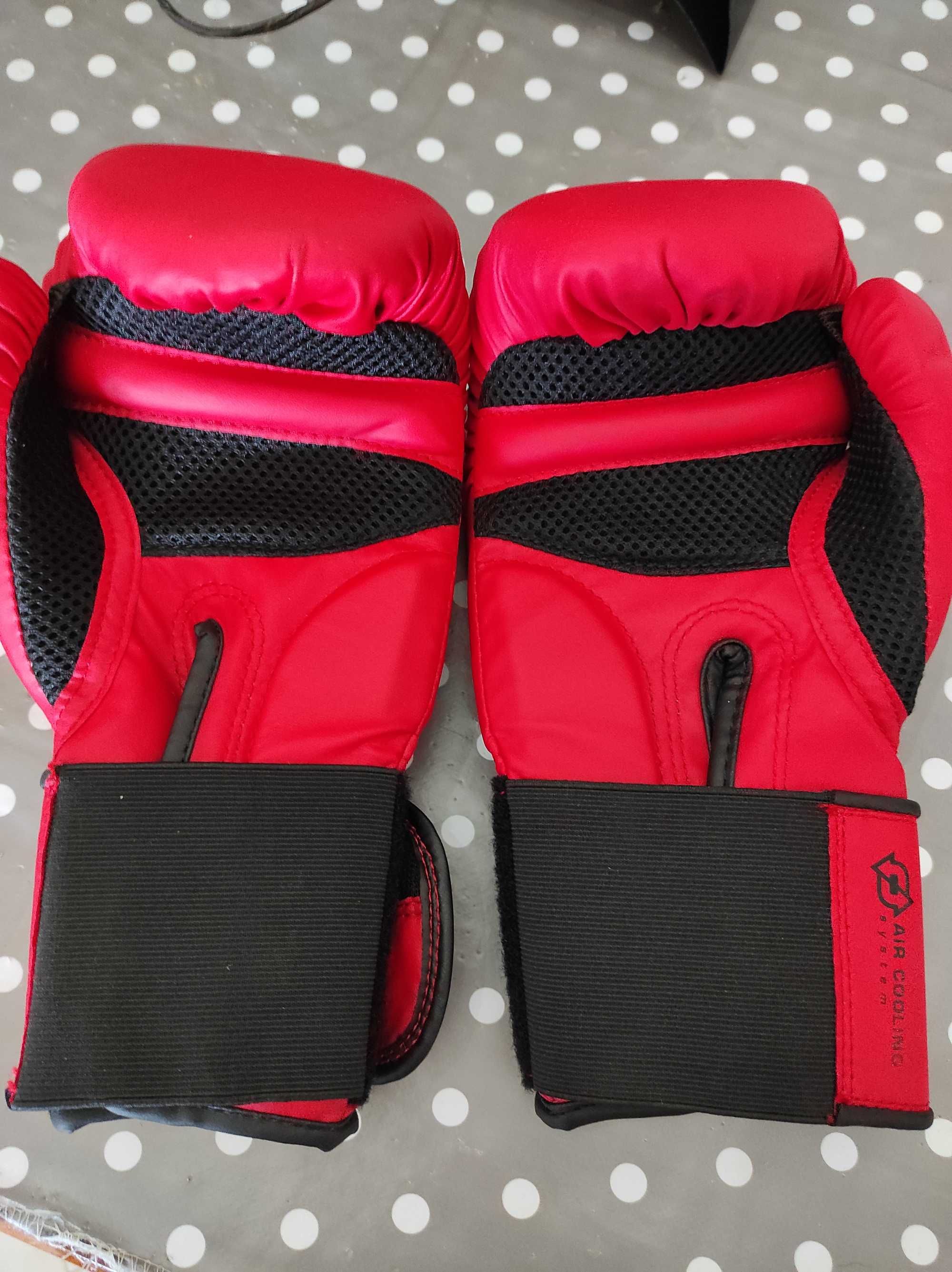 Luvasde boxe principiante vermelho 6 oz