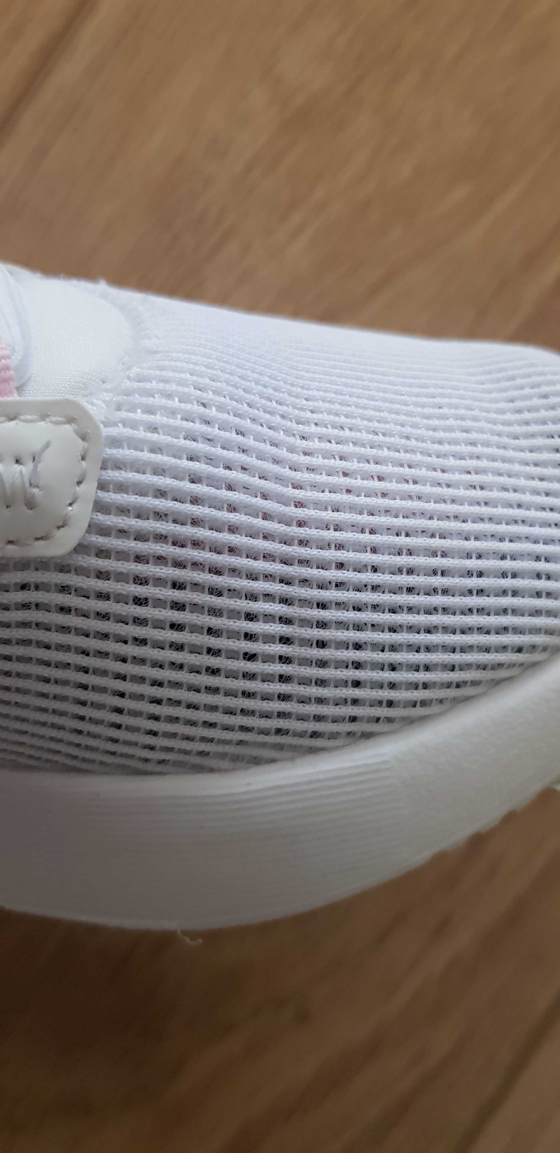 Sneakersy białe Adidas siateczka  lato rozm.30 1/2 mierzone wkł.19.4cm