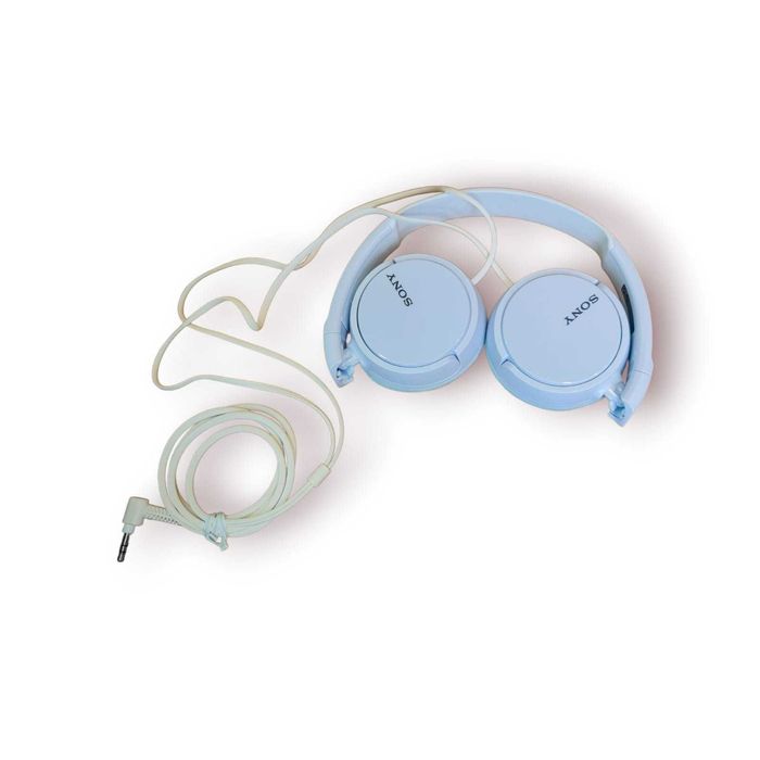 Auscultadores SONY MDR-ZX110 – com fio, cor branco –(nunca utilizados)