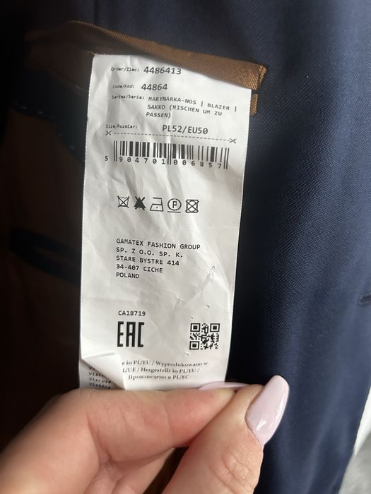 Lavard garnitur zestaw marynarka spodnie koszula krawat buty