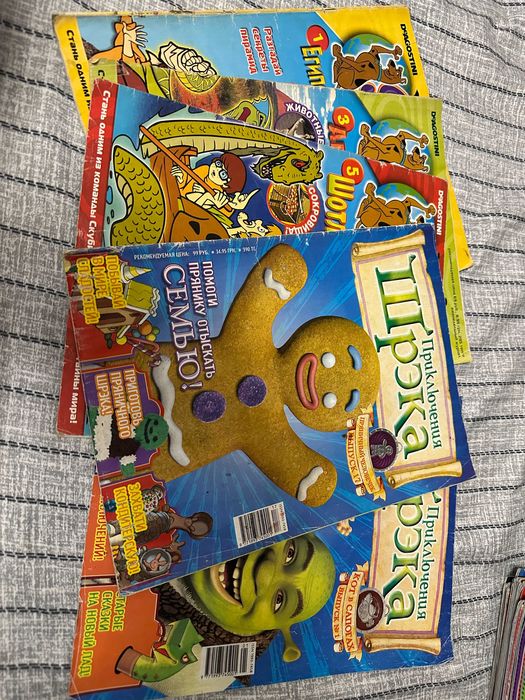 Шрек и Скуби Ду Журналы карточки коллекционные