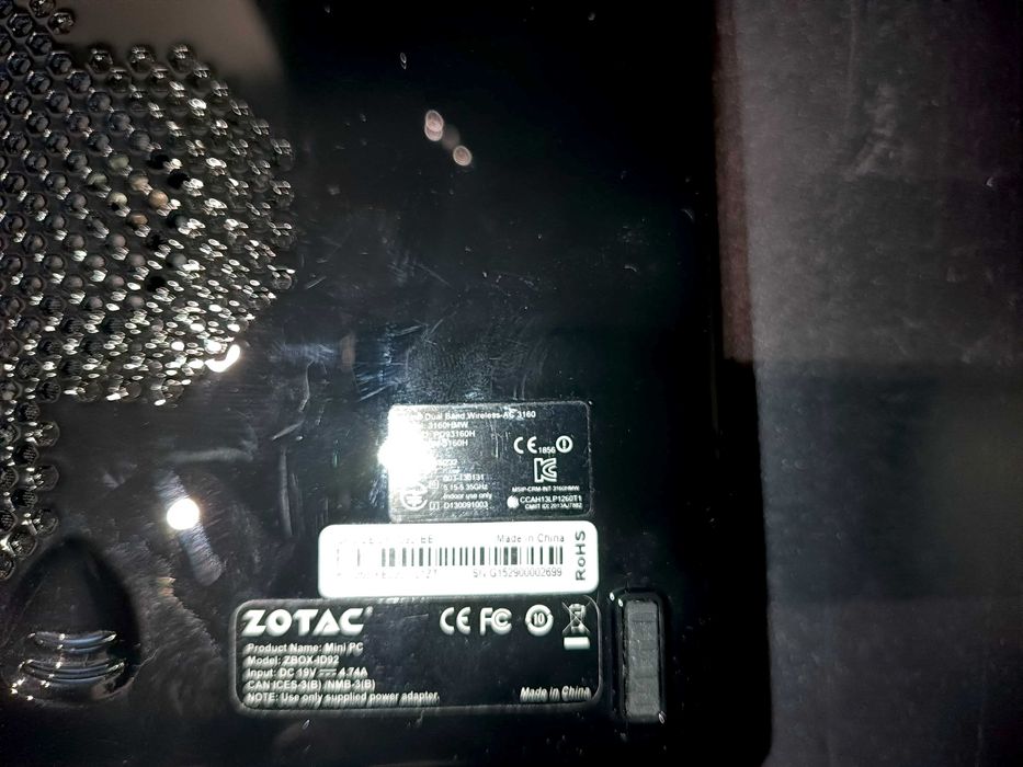 Komputer Zbox Id92 Intel Core i5 4570T 8gb ssd 256