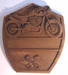 Motocykl MOTOR do powieszenia na ścianie PREZENT