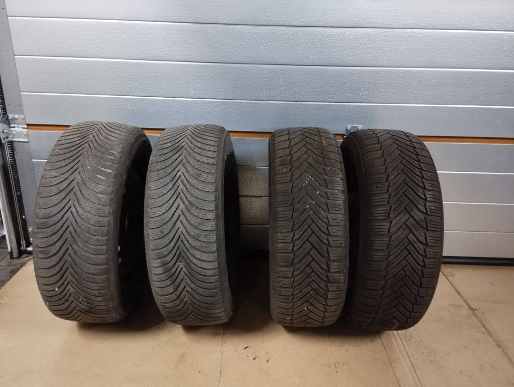 4 x felgi stalowe 16 + opony Michelin Alpin6 205/55R16 2018 r. + kołpa