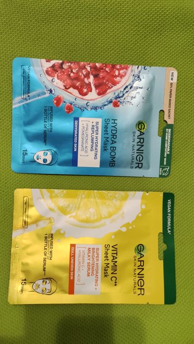 Тканинні маски Garnier